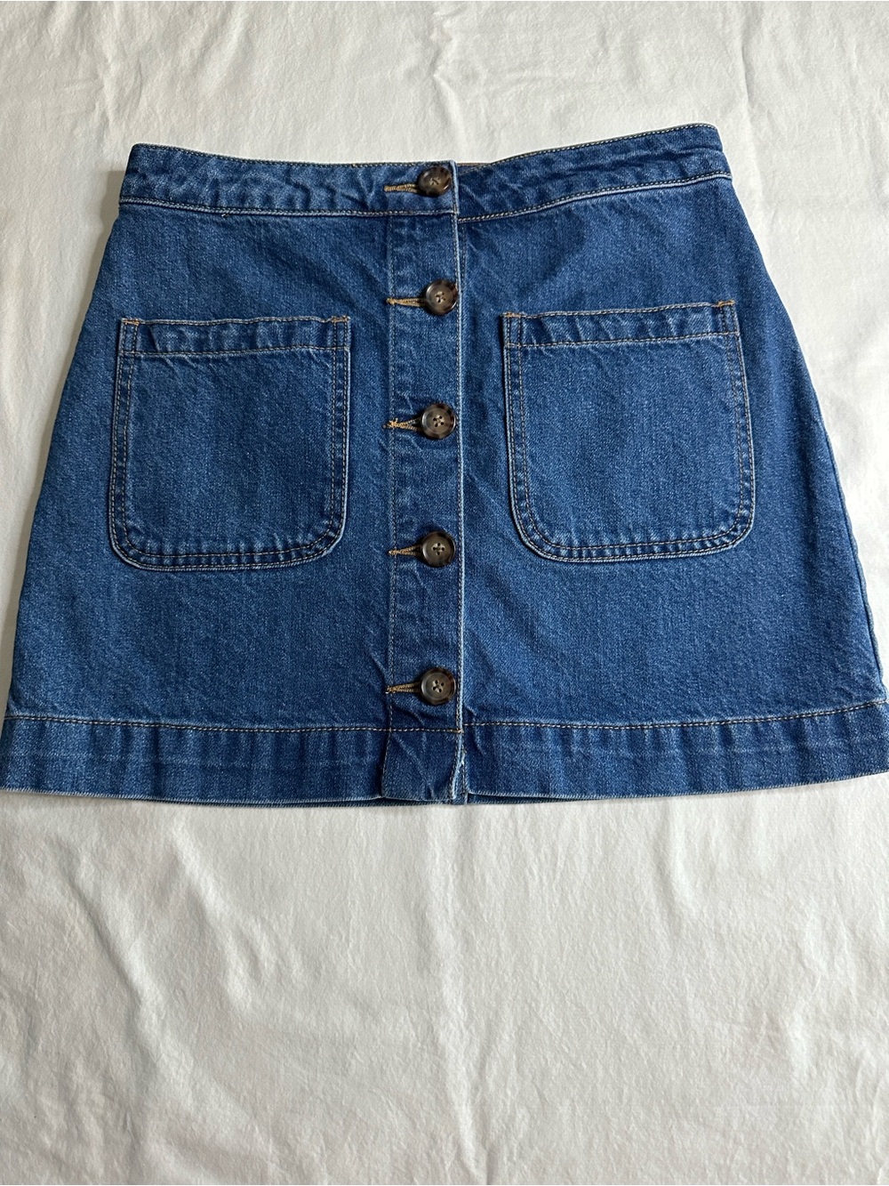 We The Free Don't Get Me Wrong Denim Mini Skirt Size 26